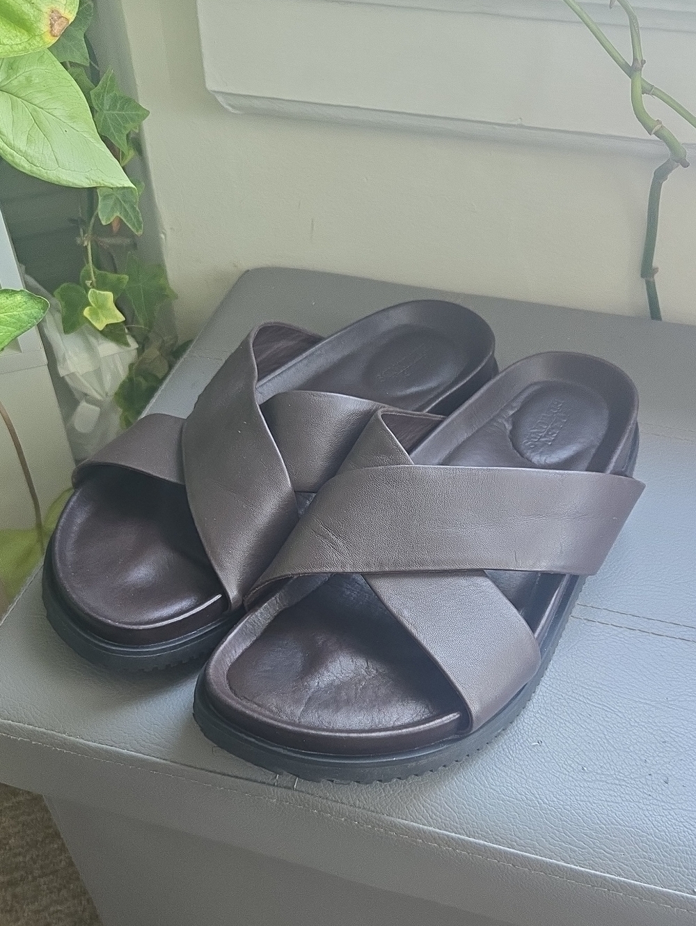Allen Edmonds Del Mar Men's Sandals Size 10D Brown